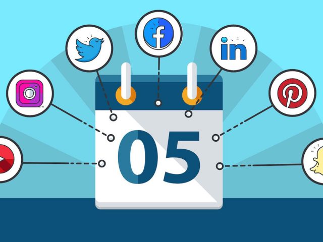 تقویم رسانه های اجتماعی در 5 مرحله آسان